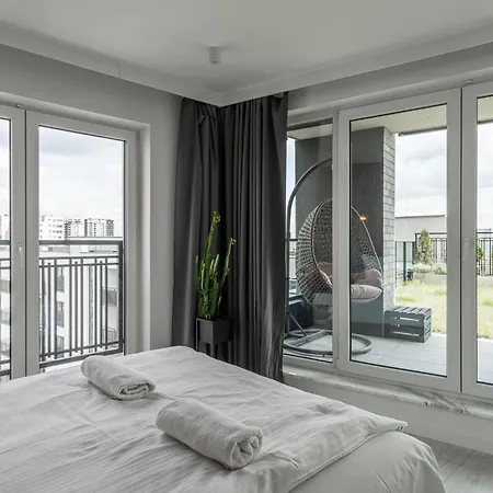 Rentplanet - Apartament Nyska Z Tarasem Widokowym 아파트 브로츠와프