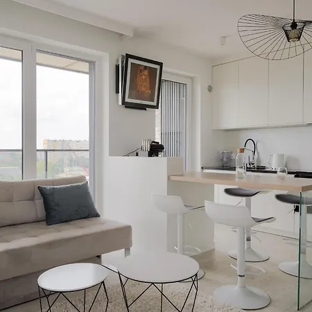 Rentplanet - Apartament Nyska Z Tarasem Widokowym 아파트 *